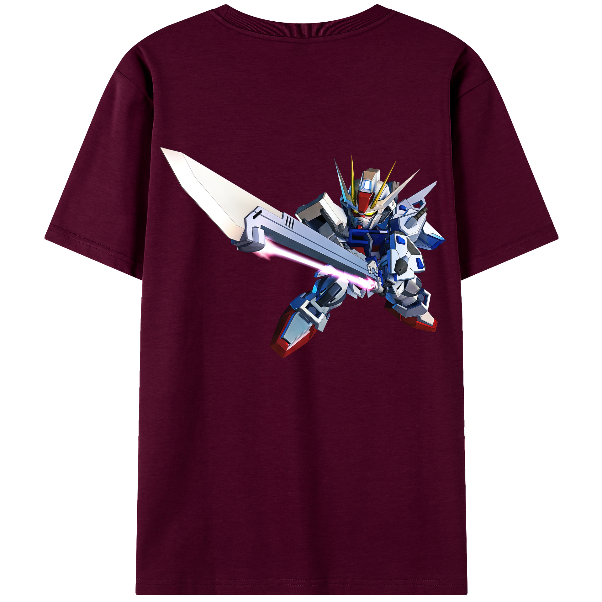 （画像用） 機動戦士ガンダム Mobile Suit Gundam レディース半袖Tシャツ(バックプリント)